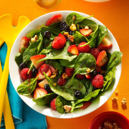 Four-Berry Spinach Salad