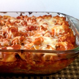 Four Cheese and Sausage Stuffed Shells