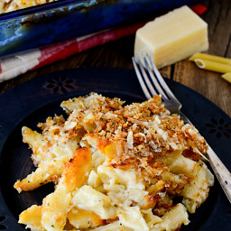 Four Cheese Baked Macaroni and Cheese