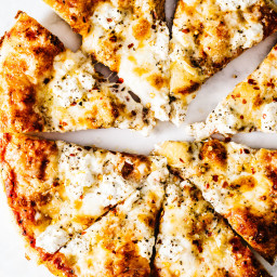 Four Cheeses Party Pizza