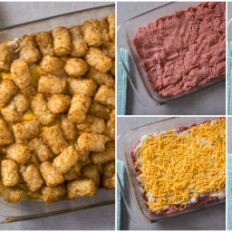 Four Ingredient Easy Tater Tot Casserole
