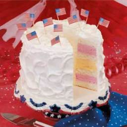 Fourth of July Ice Cream Cake  
