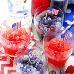 Fourth of July Spiked Snow Cones