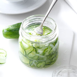 Freezer Cucumber Pickles Recipe