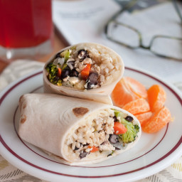 Freezer-Friendly Roasted Vegetable Burritos with Black Beans and Rice