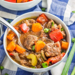 Freezer-Friendly Whole30 Slow Cooker Beef Stew