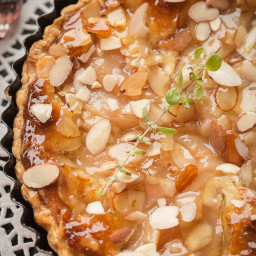 French Almond Cream and Pear Tart