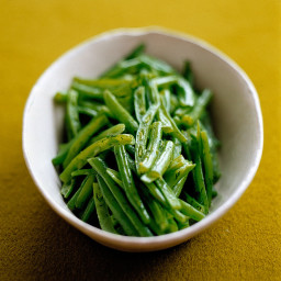 French-Cut Green Beans With Dill Butter