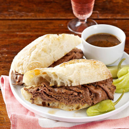 French Dip Subs with Beer Dipping Sauce Recipe