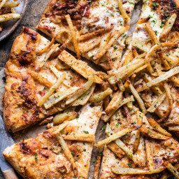 French Fry Cheese Pizza