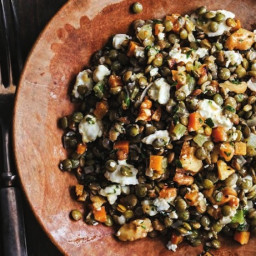 French Lentil Salad with Goat Cheese and Walnuts From 'My Paris Kitchen'