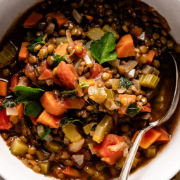 French Lentil Soup (One-Pot Weeknight Dinner)