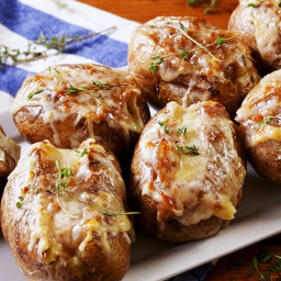 French Onion Baked Potatoes
