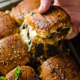 French Onion Beef Sliders For A Crowd