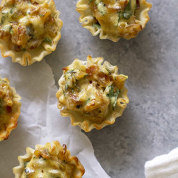 French Onion Tartlets Recipe