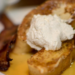French Toast with Maple Whip Cream