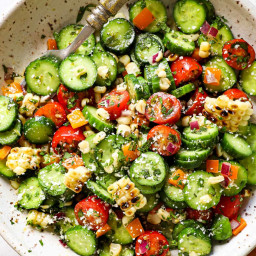Fresh and Easy Cucumber Salad