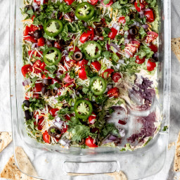 Fresh and Healthy 7-Layer Dip