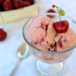 Fresh Bing Cherry Ice Cream