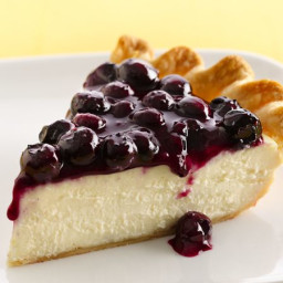 Fresh Blueberry Cheesecake Pie