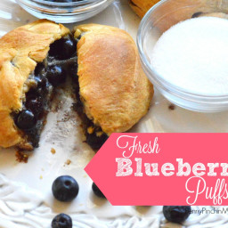 Fresh Blueberry Puffs