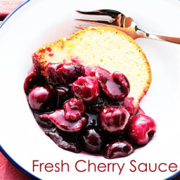 Fresh Cherry Sauce Recipe