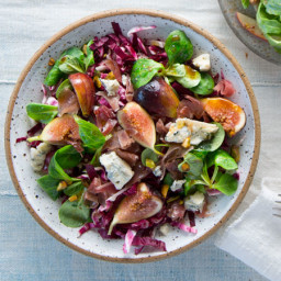 Fresh Fig Salad with Prosciutto and Aged Balsamic Vinaigrette
