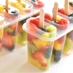 Fresh Fruit Popsicles | Fruit Salad Ice Pops