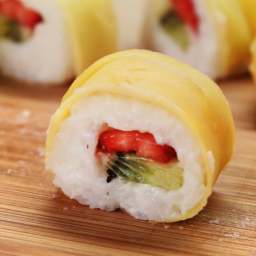 Fresh Fruit Sushi Recipe by Tasty