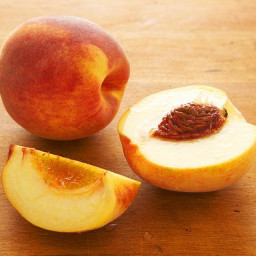 Fresh Peach Cobbler with Nutmeg Sauce