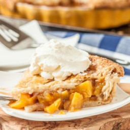 Fresh Peach Pie with Flaky Butter Crust