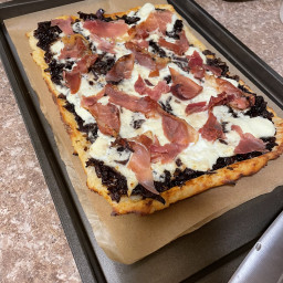 Fresh Ricotta and Red Onion Marmalade Pizza