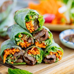 Fresh Spring Rolls with Yakiniku