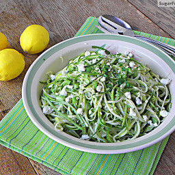 Fresh Zucchini Salad with Lemon Vinaigrette