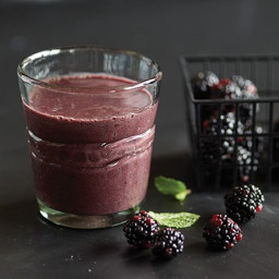 Freshly Minted Berry Smoothie