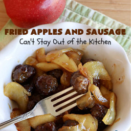 Fried Apples and Sausage