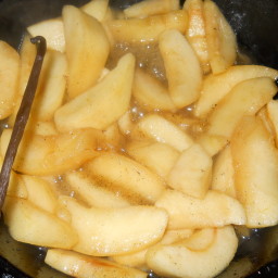 Fried Apples with Vanilla Bean