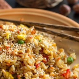 Fried Brown Rice for Diabetics