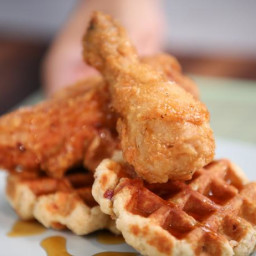 Fried Chicken and Bacon Waffles