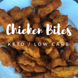 Fried Chicken Bites {kept / low carb}