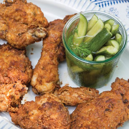 Fried Chicken with Spicy Honey