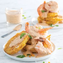 Fried Green Tomatoes and Shrimp Rémoulade