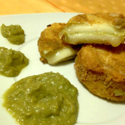 Fried Tomino Langherino Filled with Artichoke Sauce