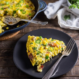 Frittata With Bacon, Corn, and Gruyère Recipe