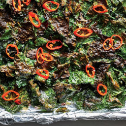 Frizzled Kale with Chiles