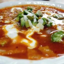 Frontera Grill's Toasted Tortilla Soup With Fresh Cheese