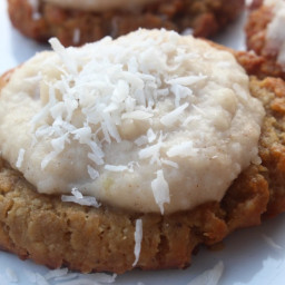 Frosted Banana Crunch Cookies (AIP, Dairy & Gluten-Free)