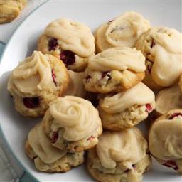 Frosted Cranberry Drop Cookies Recipe