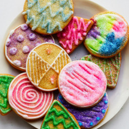 Frosted Holiday Sugar Cookies