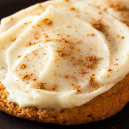 Frosted Pumpkin Spice Cookies